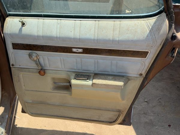 1974 Chevy Impala Passenger Right Rear Door Trim Panel Manual Back — photo 1