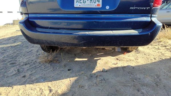2001-2007 Dodge Caravan Rear Bumper Cover Assembly Oem Back Blue 05018617Aa — photo 1