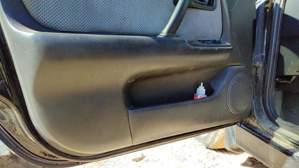 99-02 Infiniti G20 Driver Left Front Door Trim Panel With Master Switch Black — photo 5