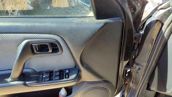 99-02 Infiniti G20 Driver Left Front Door Trim Panel With Master Switch Black — photo 4