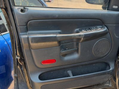 02 Ram 1500 Driver Left Front Door Trim Panel With Master Switch Dark Gray V9Dv