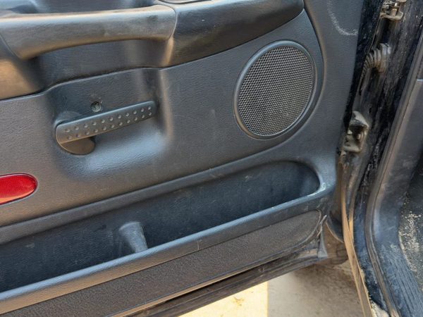 02 Ram 1500 Driver Left Front Door Trim Panel With Master Switch Dark Gray V9Dv — photo 9
