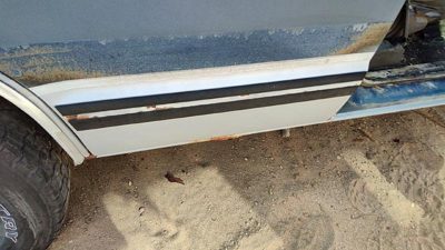94 Chevy S10 Blazer Passenger Right Rear Moulding From Door Oem Back Trim Strip