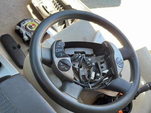 2004-2007 Toyota Prius Steering Wheel Without Leather Navigation Tan 08 OEM — photo 1