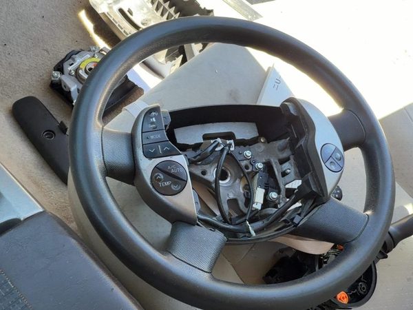 2004-2007 Toyota Prius Steering Wheel Without Leather Navigation Tan 08 OEM — photo 4