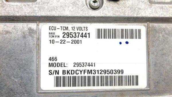 2001-2005 Sierra 2500 Hd Tcm Transmission Control Module Computer Oem 15768288 — photo 7