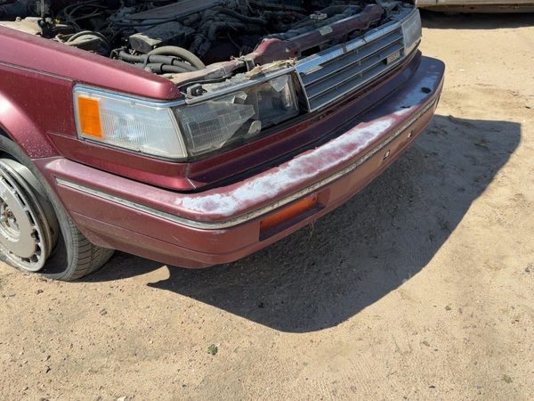 1987-1988 Nissan Maxima Front Bumper Cover Assembly Oem 4Dr Sedan Red 6202238E25 — photo 1