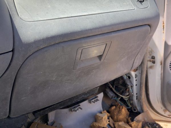 1997-2003 Ford F150 Glove Box Assembly Complete Door With Latch Oem Gray — photo 1