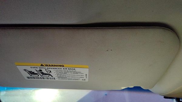 2008-2010 Dodge Charger Driver Left Sun Visor Oem Db Slate Gray 1Ah09dw1aa — photo 3