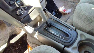 2000 Chevrolet Malibu Front Console 92D Gray Shifter Bezel