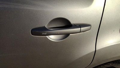 2009-2015 Honda Pilot Driver Left Rear Outside Door Handle Oem Back Silver Si