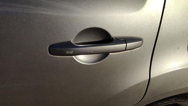 2009-2015 Honda Pilot Driver Left Rear Outside Door Handle Oem Back Silver Si — photo 1