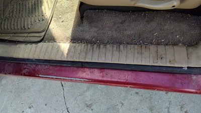 1999-2000 Dodge Durango Driver Left Lower Kick Trim Panel Oem Tan