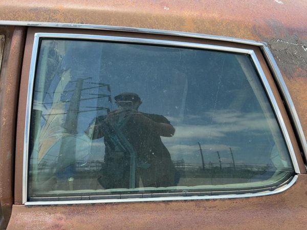1971-1974 Chevy Impala Driver Left Rear Side Window Door Glass Oem Back — photo 2