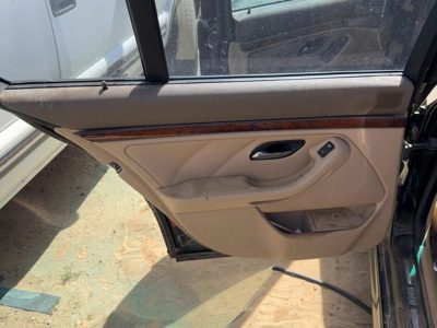2001-2003 BMW 530i Driver Left Rear Door Trim Panel Switches Tan 51427140109