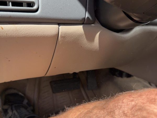 94-99 Pontiac Bonneville Lower Dash Under Column Knee Bolster Trim Panel Oem Tan — photo 2