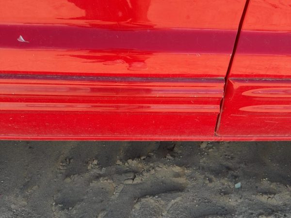 99-04 Grand Cherokee Driver Front Moulding From Door Trim Strip Flame Red Pr4 — photo 6