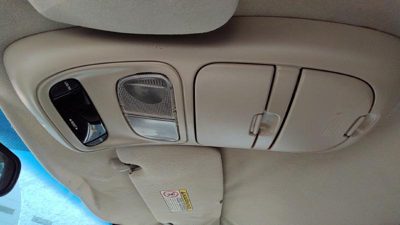 2000 Dodge Durango Center Overhead Console Oem Dome Light Map Lamp Cubby Tan
