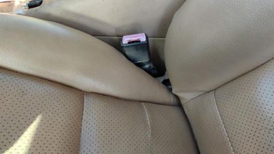 2000-2005 Mercedes Ml350 Driver Left Front Seat Belt Buckle Receiver Oem Tan