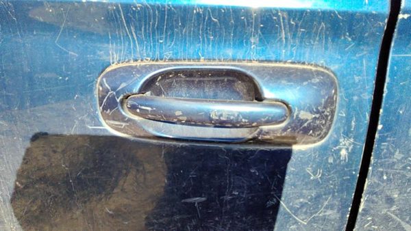 2001-2007 Dodge Caravan Passenger Right Rear Outside Door Handle Oem Back Blue — photo 2