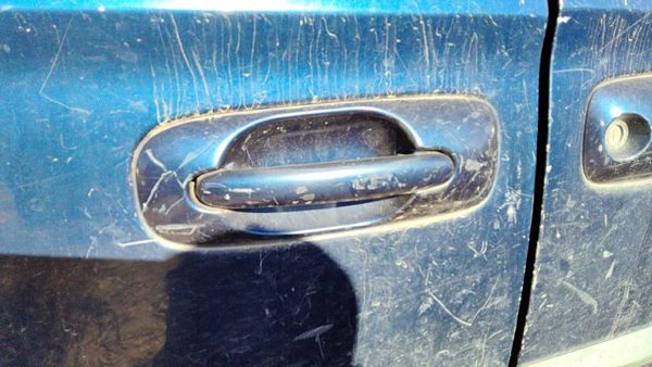 2001-2007 Dodge Caravan Passenger Right Rear Outside Door Handle Oem Back Blue — photo 4