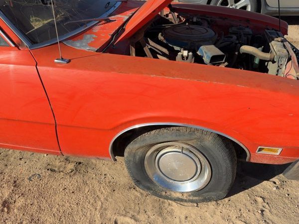 1976 RH Ford Maverick Passenger Right Front Fender OEM Orange D7DZ16005B — photo 3