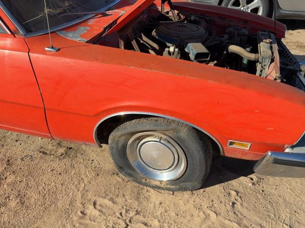 1976 RH Ford Maverick Passenger Right Front Fender OEM Orange D7DZ16005B — photo 4
