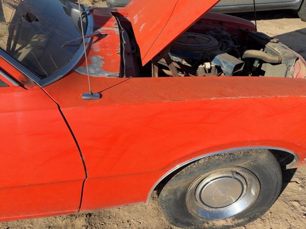1976 RH Ford Maverick Passenger Right Front Fender OEM Orange D7DZ16005B — photo 7