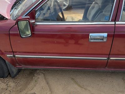1987 Nissan Maxima Front Door LH Red