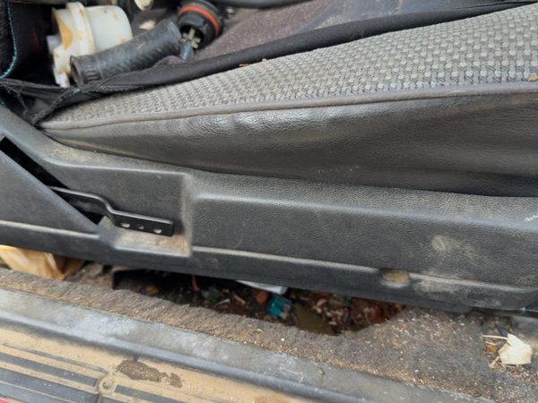 1987-1988 Toyota FX Passenger Right Side Seat Trim Panel OEM Gray — photo 4