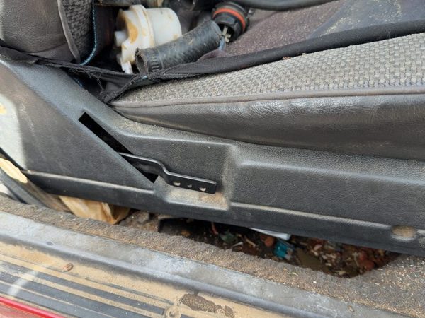 1987-1988 Toyota FX Passenger Right Side Seat Trim Panel OEM Gray — photo 5