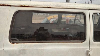 1971-1977 Dodge Van B200 Passenger Right Rear Quarter Glass Back Side Window Oem