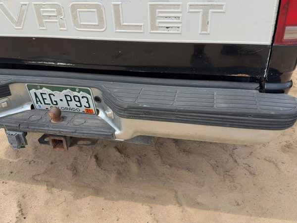 1988-1999 Chevy Silverado 1500 Chrome Rear Bumper With Mount Brackets — photo 3