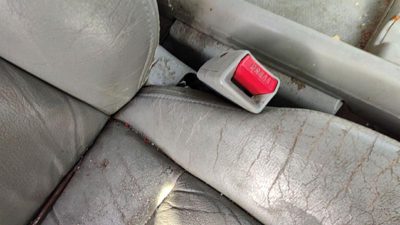 2005-2010 Honda Odyssey Passenger Right Front Seat Belt Buckle Receiver Oem Gray