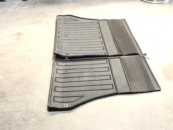 2013 Subaru Legacy Outback Complete Set Of Rear Cargo Mats Oem Rubber Trays — photo 7
