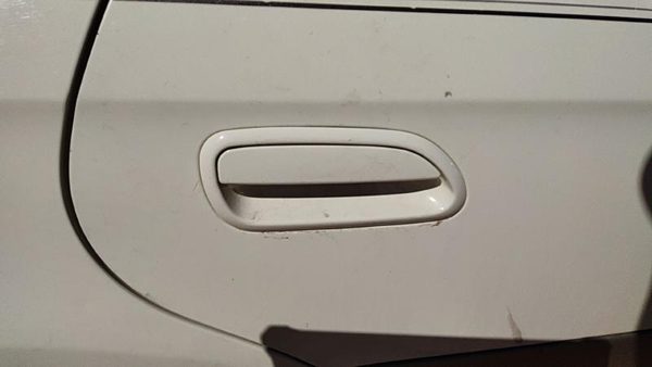 00-04 Legacy Outback Passenger Right Rear Outside Door Handle Oem Back White 8Y3 — photo 2