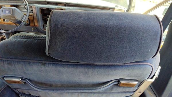 1980-1984 Deville Sedan Rh Passenger Right Head Rest Oem Cloth Blue — photo 4
