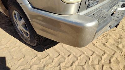 98-01 Olds Bravada Driver left Rear Bumper End Cap Assembly Oem Back Pewter 11u
