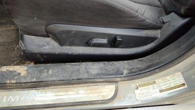 2007 Nissan Altima Driver Left Side Power Seat Switch With Trim Panel Charcoal G