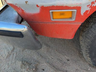 1976 Ford Maverick Fender Moulding LH Orange