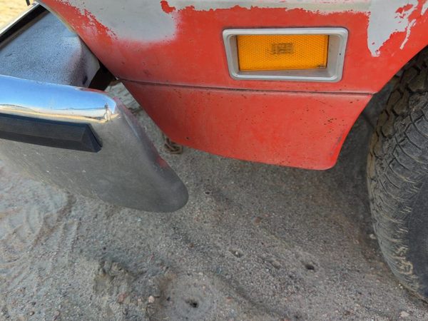 1976 Ford Maverick Driver Left Moulding From Fender Oem Trim Strip Orange — photo 2