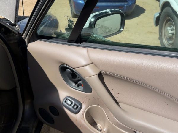1999 Pontiac Bonneville Passenger Right Front Door Trim Panel With Switches Tan — photo 3