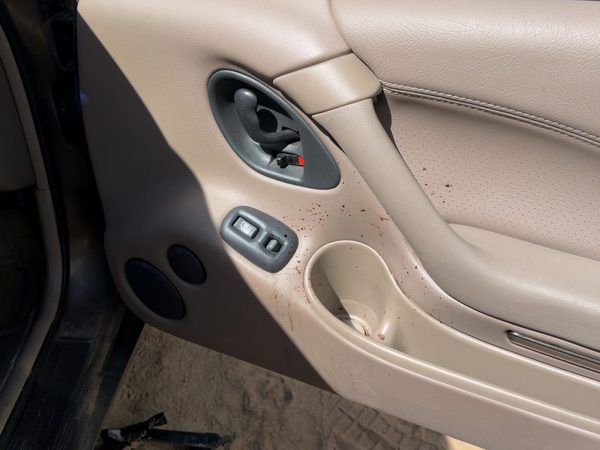 1999 Pontiac Bonneville Passenger Right Front Door Trim Panel With Switches Tan — photo 6