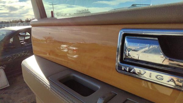 07-10 Lincoln Navigator Driver Left Front Door Trim Panel With Master Switch Tan — photo 10