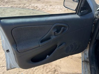 1999-2002 Chevy Cavalier Driver Left Front Door Trim Panel Manual Graphite 12C
