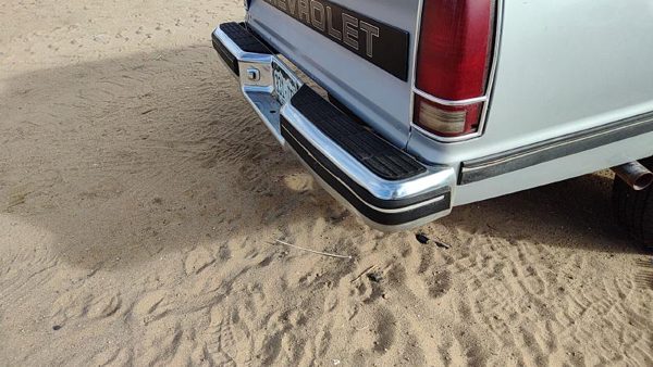 1989 Chevrolet S10 Rear Bumper Assembly Chevy Pickup Chrome With Brackets OEM — photo 7