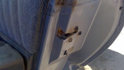 1991-1996 Caprice Passenger Right Rear Door Latch With Rods/Cables Assembly Back