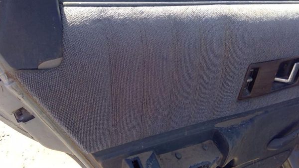 91-96 Chevy Caprice Driver Left Rear Inside Door Trim Panel Only Oem Back Blue — photo 3