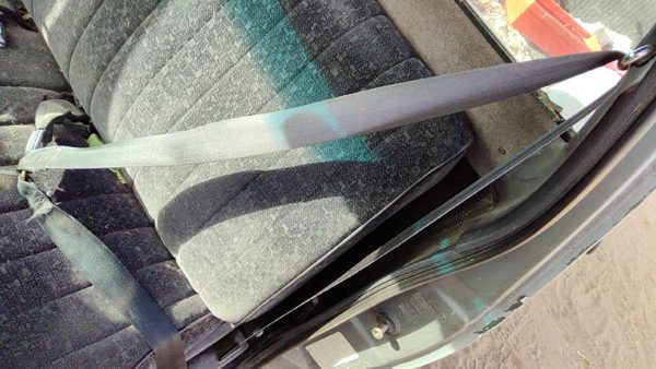 82-93 Chevy S10 Pickup Driver Left Front Seat Belt Retractor Shoulder Dark Gray — photo 4