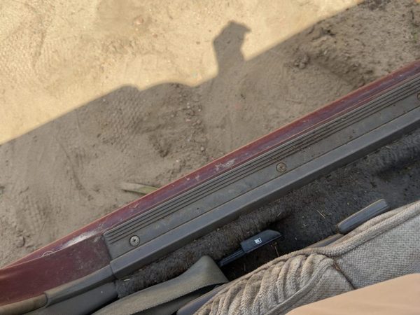 1985-1988 Nissan Maxima Driver Left Lower Sill Step Moulding Trim Panel Oem Gray — photo 4